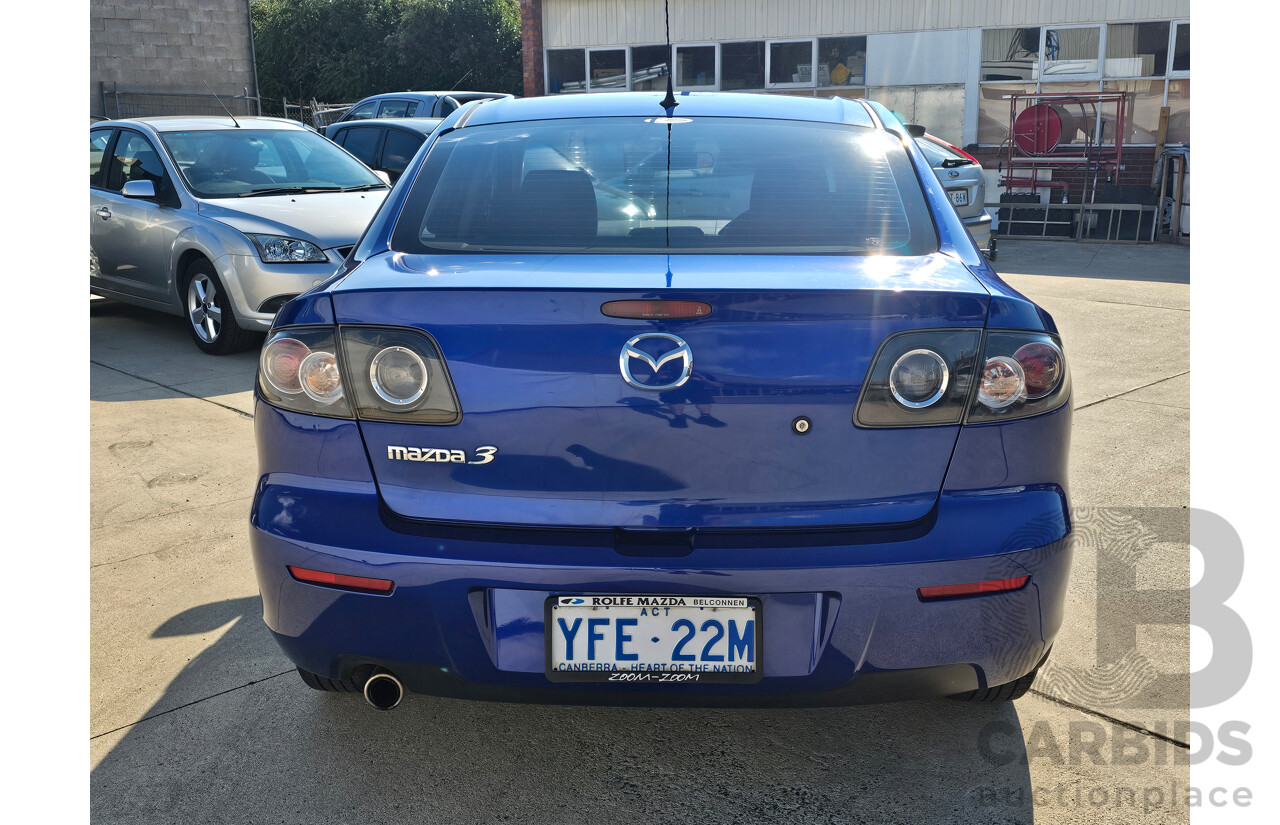 9/2007 Mazda Mazda3 NEO BK MY06 UPGRADE 4d Sedan Blue 2.0L