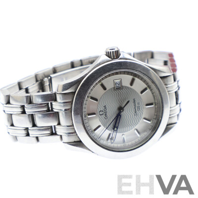 Omega Vintage Seamaster 45mm with Original Presentation Box and Warranty Dated 16.10.03 From Mazzucchelli's