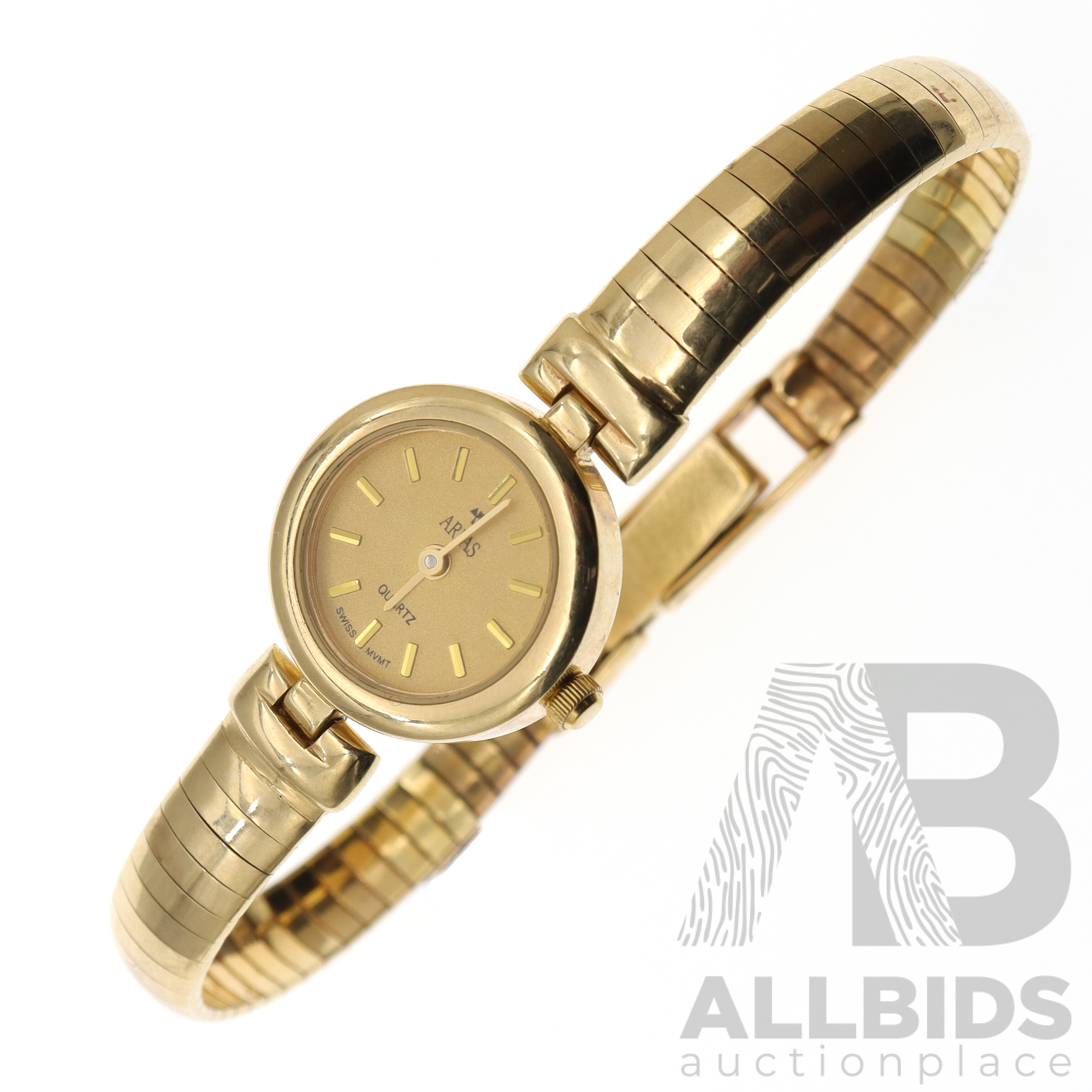 Arpas 14ct Yellow Gold Ladies Watch - Lot 1565622 | ALLBIDS