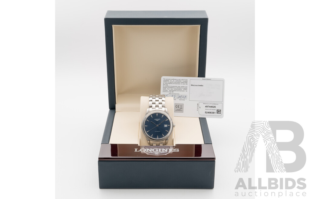 Longines 26mm Flagship Sunray Blue, Model L49744926