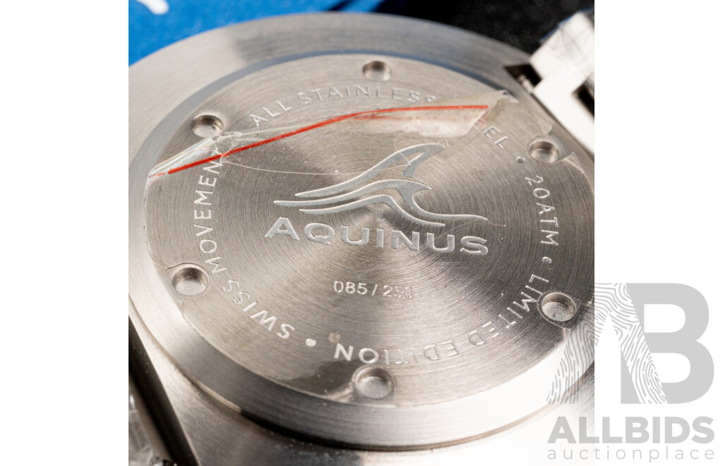 Aquinus 45mm Immersius Limited Edition 085/250 Dive Watch