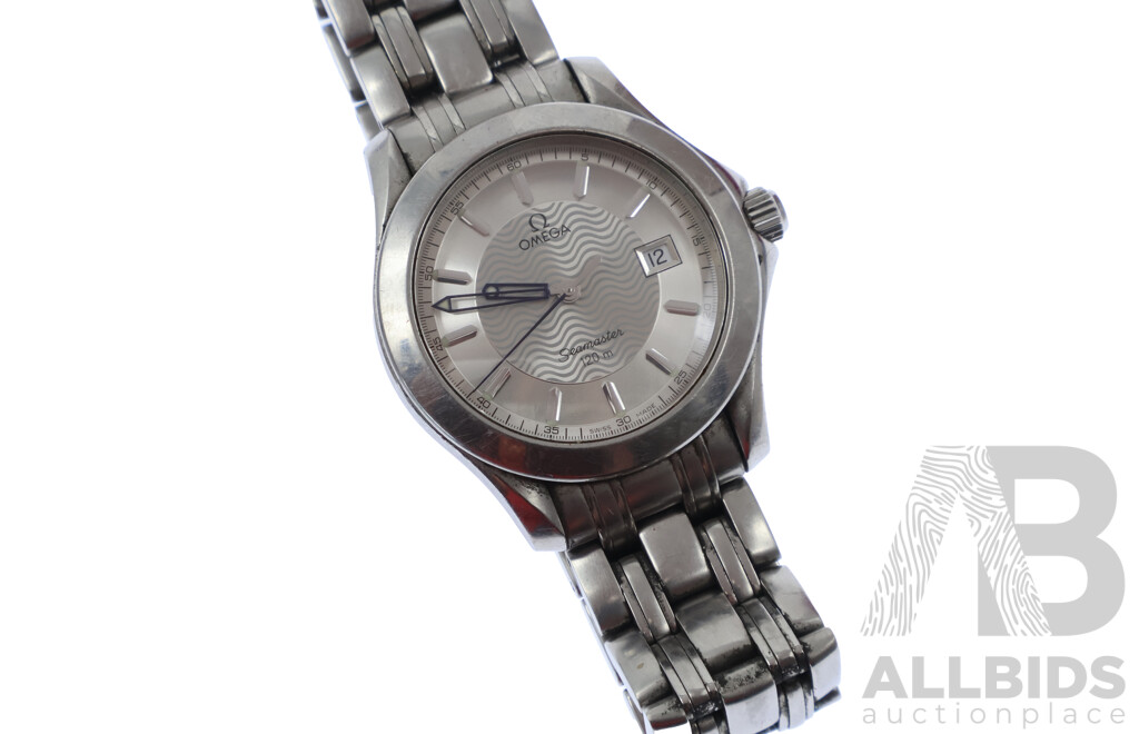 Omega Vintage Seamaster 45mm with Original Presentation Box and Warranty Dated 16.10.03 From Mazzucchelli's