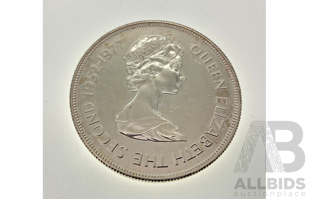 Mauritius 1977 Silver Twenty Five Rupees Coin