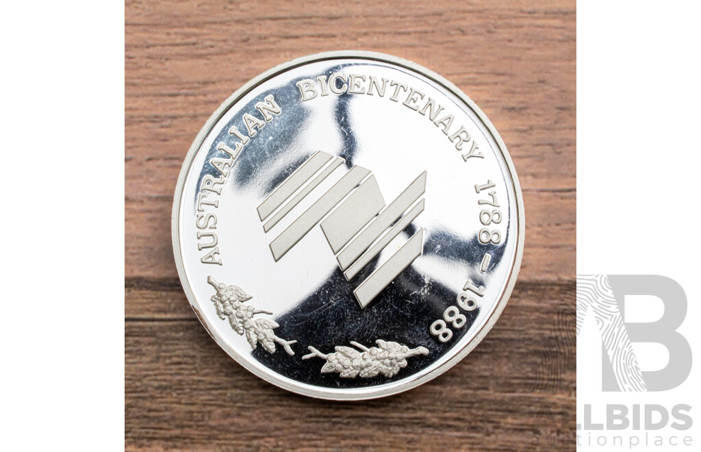 Australian 1988 Silver Bicentennial Living Together Coin .925
