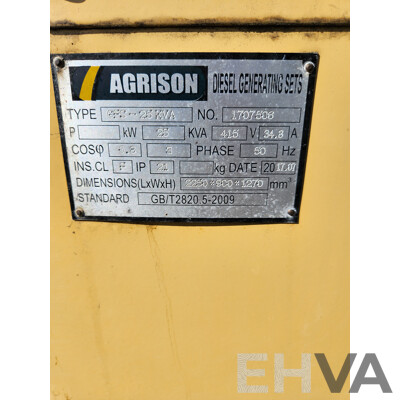 Agrison GFS-25KVA Smartgen  Two & Three Phase Diesel Generator
