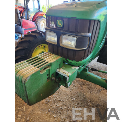 2008 John Deere 5620 4WD Utility Tractor Turbo Diesel 72hp 4.5L with Howard Slasher Attatchment