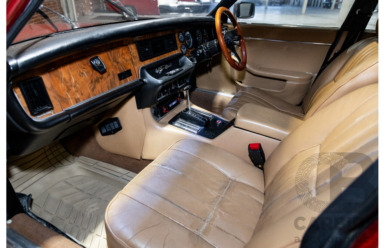 3/1980 Jaguar XJ6 4.2 SERIES III 4d Sedan Damson Red 4.2L