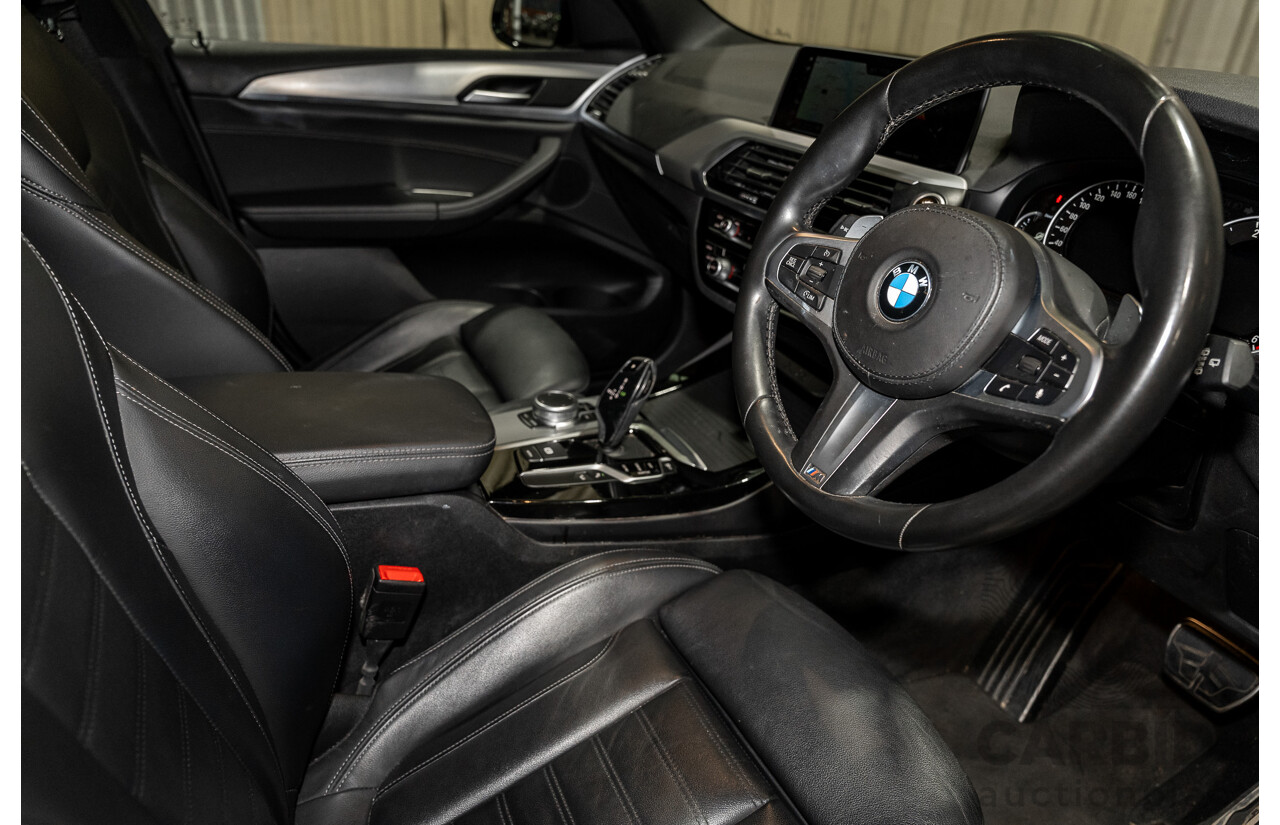 08/2019 BMW X3 Xdrive 20d (AWD) M-Sport Pack G01 4d Wagon White Turbo Diesel 2.0L