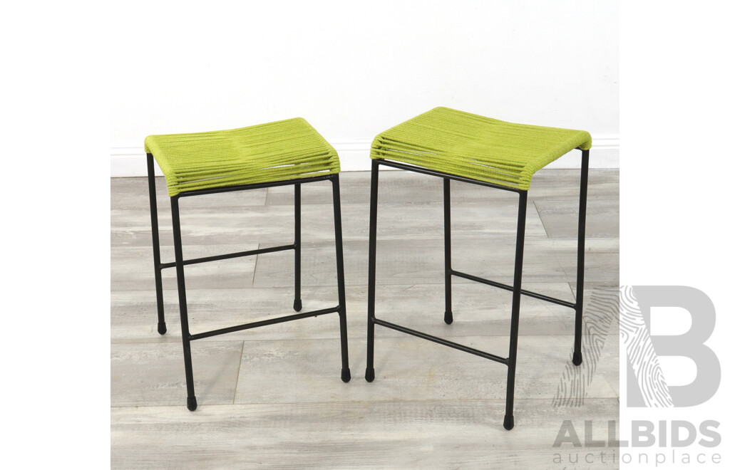 Pair of Meadmore Style Foot Stools