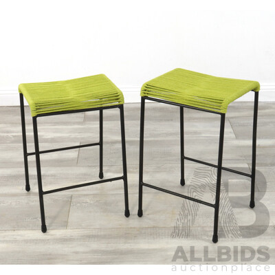 Pair of Meadmore Style Foot Stools