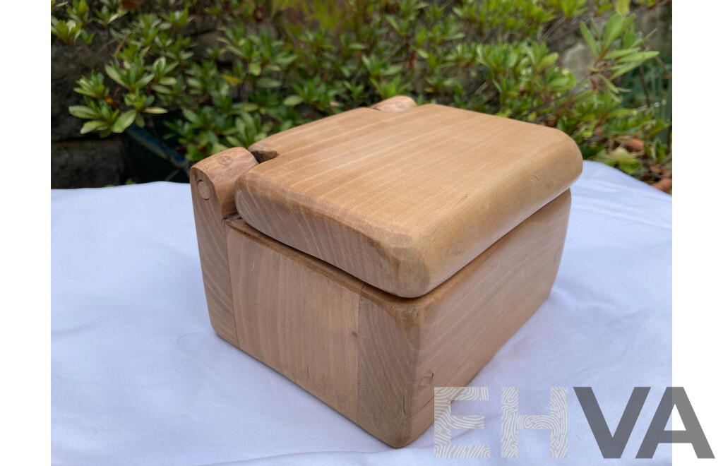 L81 - Wooden Box Design Richard Lecompte Agonac in the Style of Noll