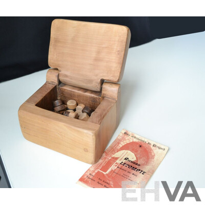L81 - Wooden Box Design Richard Lecompte Agonac in the Style of Noll