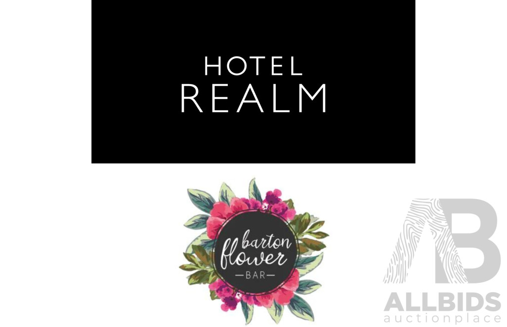 L24 - Staycation in Canberra - Overnight Accommodation in a Realm Suite, Including Breakfast for Two and Barton Flower Bar Hamper