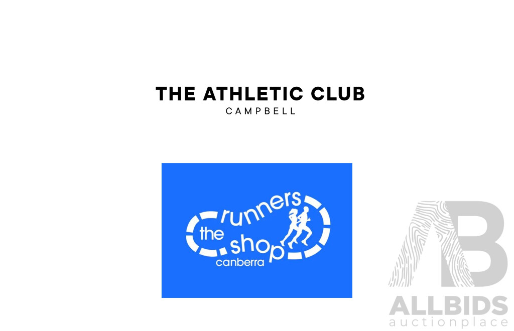 L46 - Join the Athletic Club - 12-Month Membership Package at the Athletic Club Campbell and Voucher From the Runners Shop Canberra - Valued at $5164
