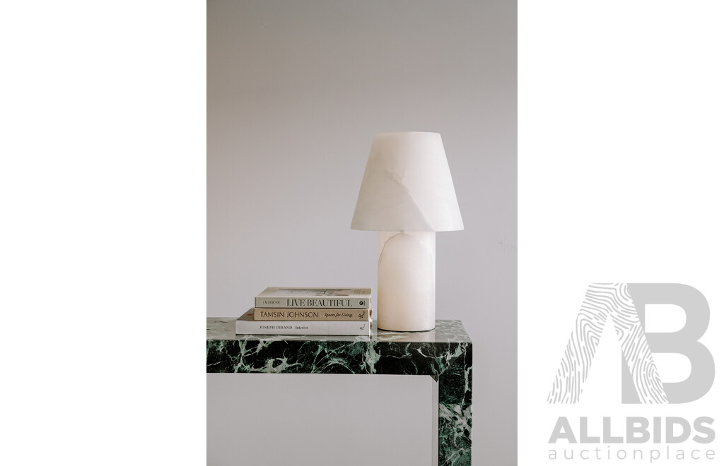 L68 - Noma Co. Tall Marble Lamp  - Valued at $1800