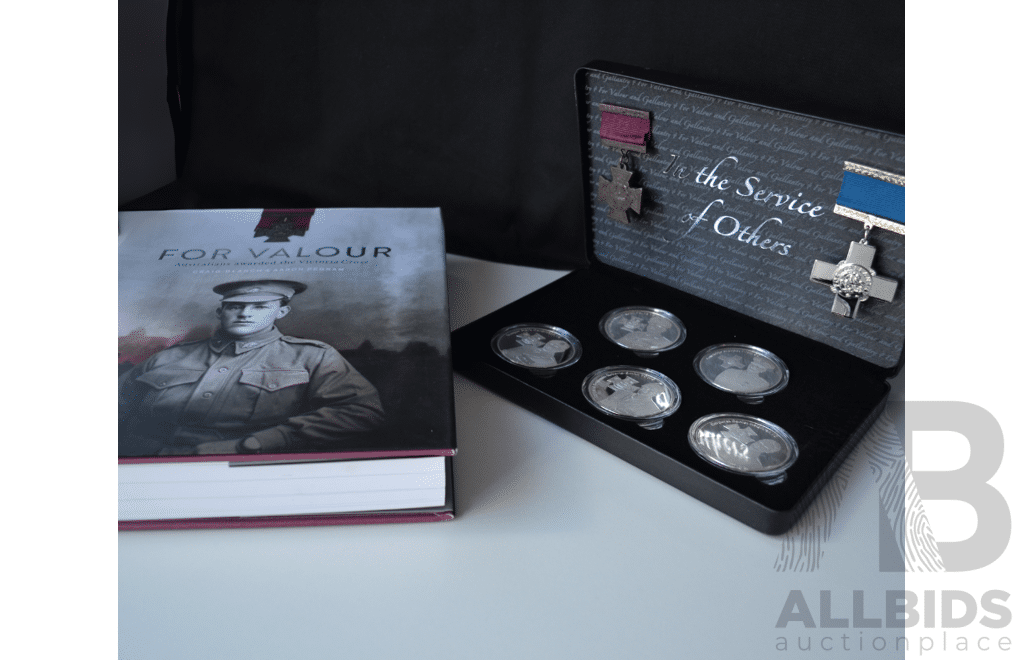L85 - For VALOUR | Book by Craig Blanch & Aaron Pegram with 5 Limited Edition in the Service of Others Medals 2013, Special Release