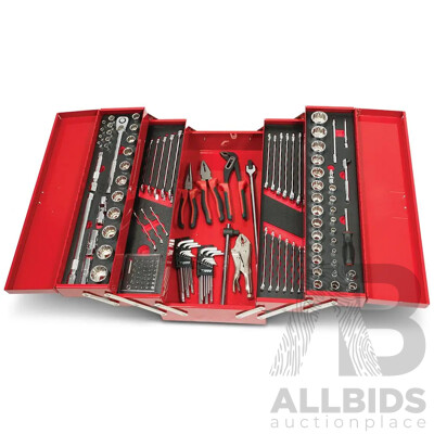 L53 - 140 Piece 5 Tray Cantilever Tool Kit - Valued at $499