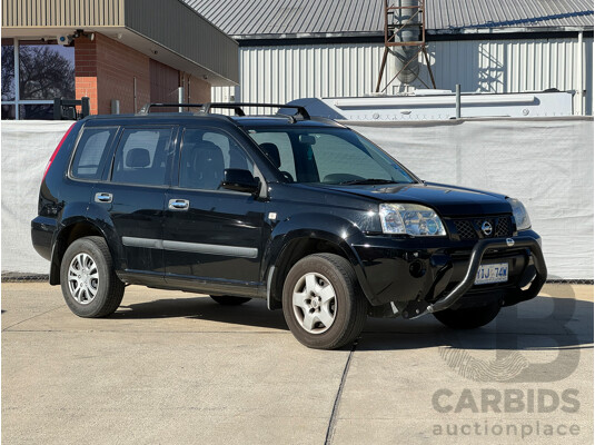 02/2005 Nissan X-Trail ST (4x4) 4WD T30 4D Wagon Black 2.5L