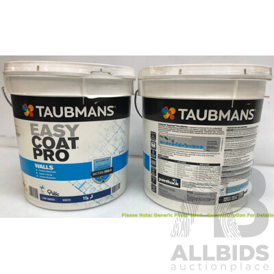 TAUBMANS Easy Coat Pro Low Sheen White for Walls 15L