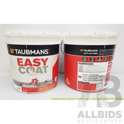 TAUBMANS Easy Coat Low Sheen White for Interior Walls 15L