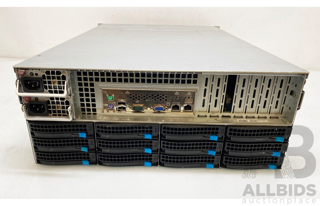 Supermicro (CSE-847) AMD Opteron 6366 HE 1.8GHz-2.3GHz 16-Core CPU 4RU 36-Bay Server W/ 64GB DDR3