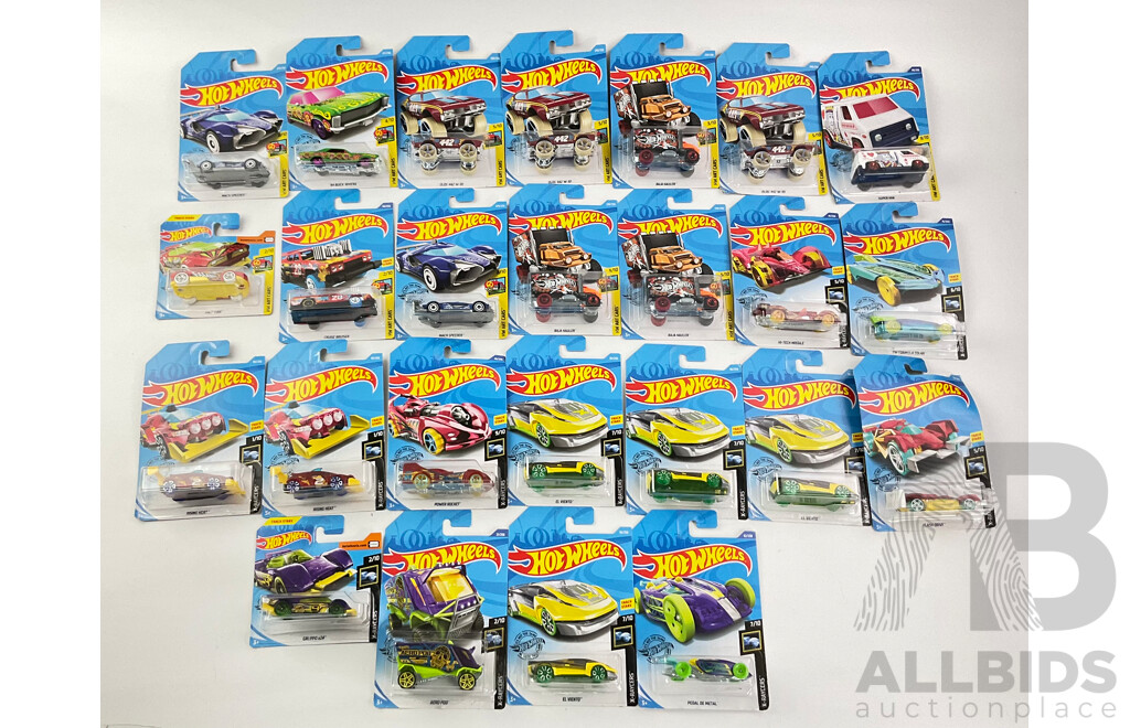 Boxed Hot Wheels Including HW Art Cars and X Racers