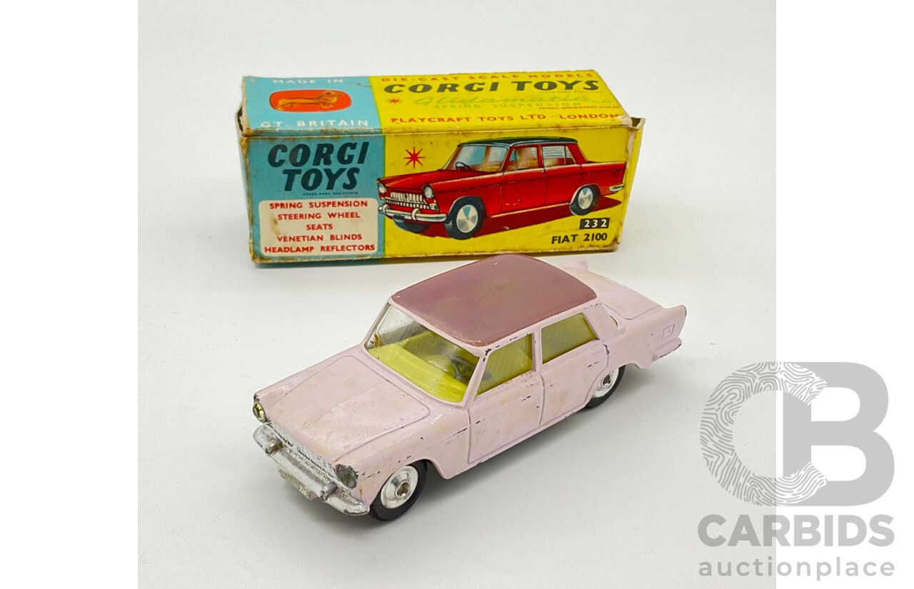 Vintage Corgi Toys Diecast Fiat - Lot 1535985 | EHVA
