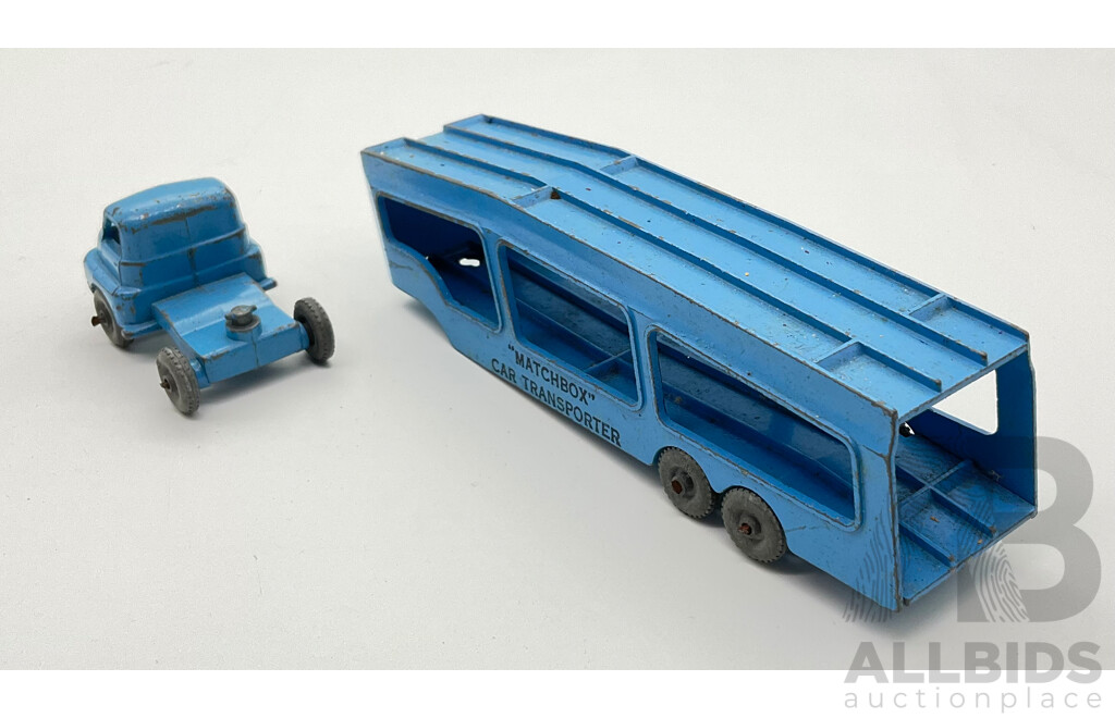 Vintage Lesney Matchbox Car Transporter Number Two, Made in England