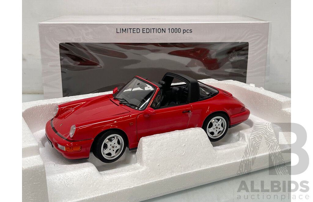 Norev 1990 Porsche 911 Carrera 4 Targa - 1/18 Scale