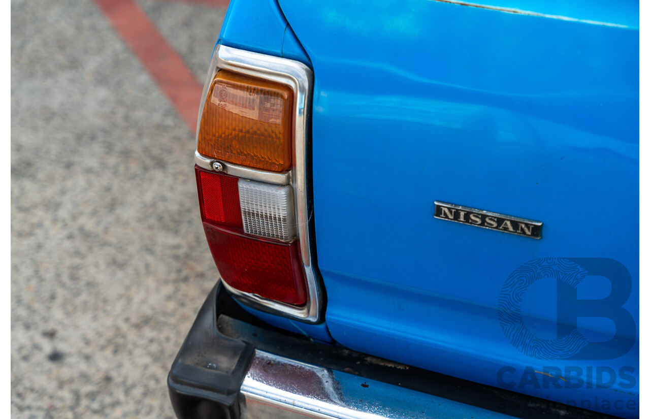 8/1980 Datsun 200b GL 810 4d Wagon Blue 2.0L