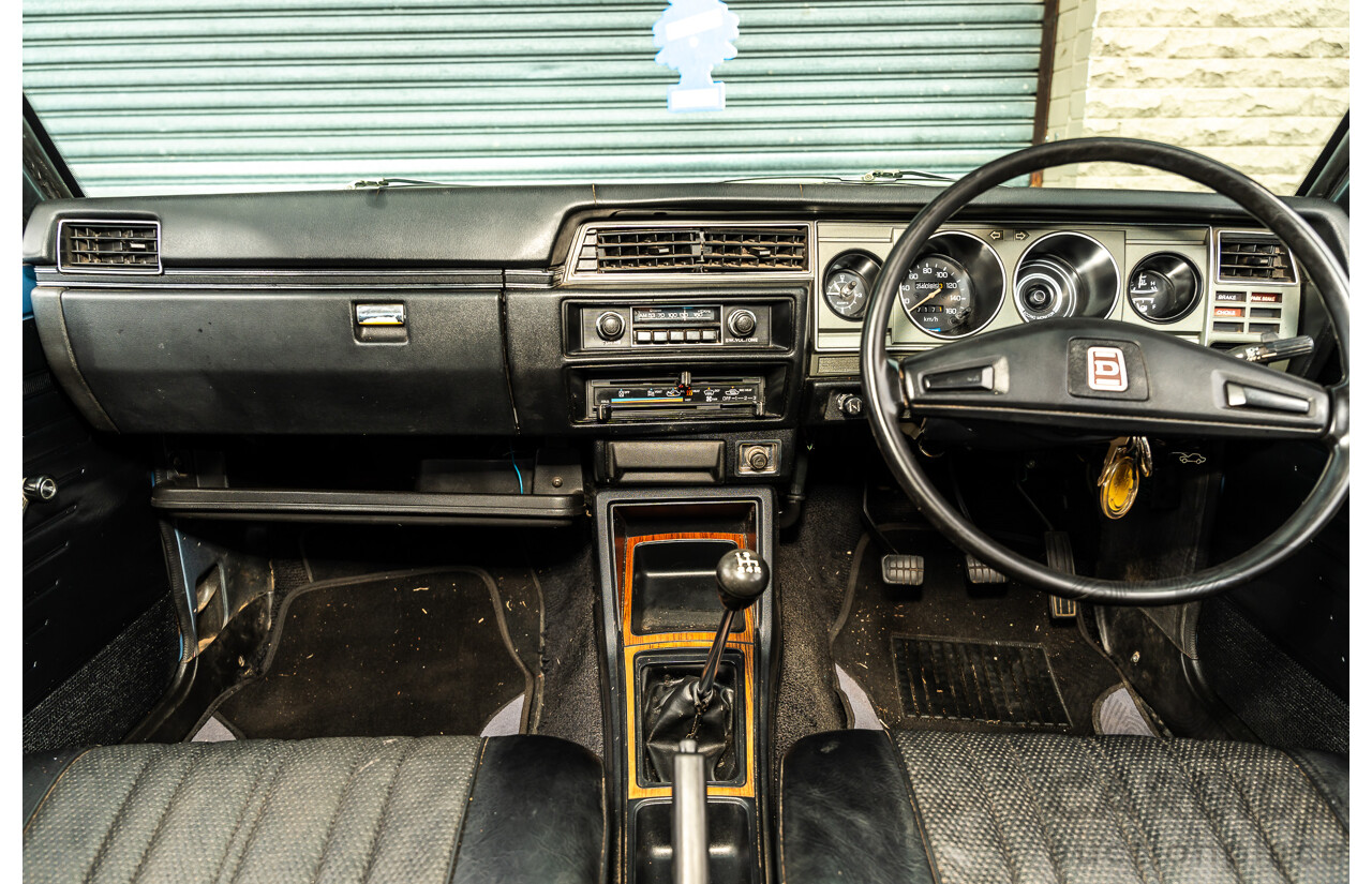 9/1979 Datsun Sunny B310 4d Wagon Blue 1.4L