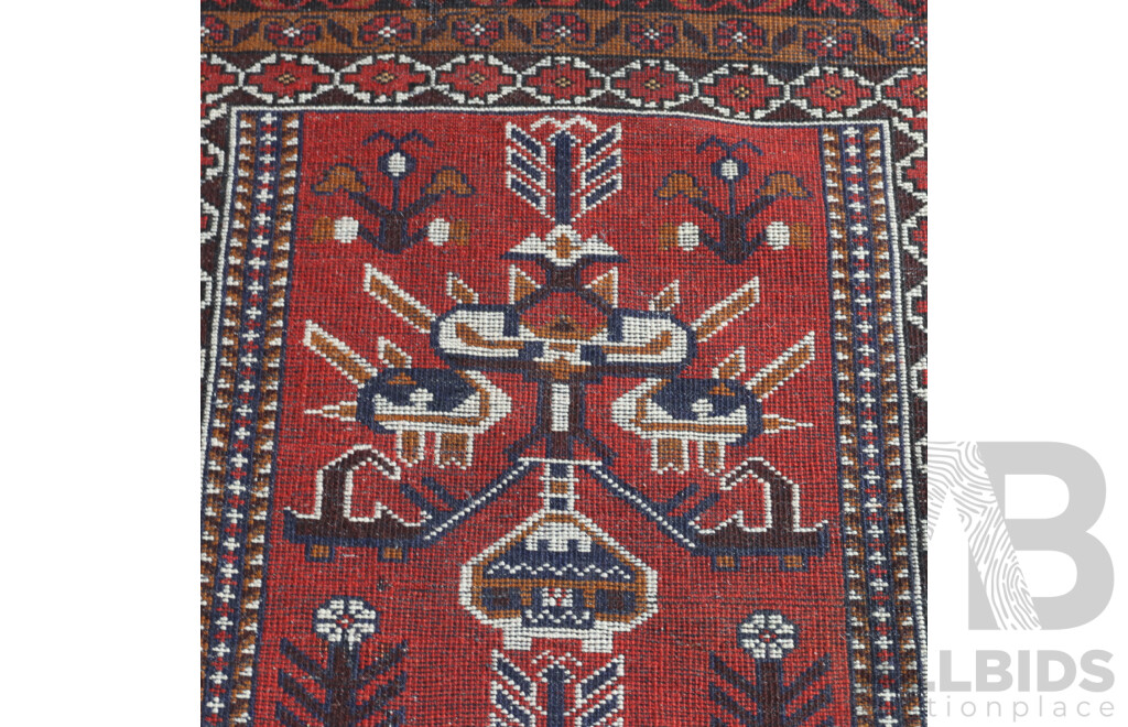 Hand Woven Persian Baluchi Wool Rug