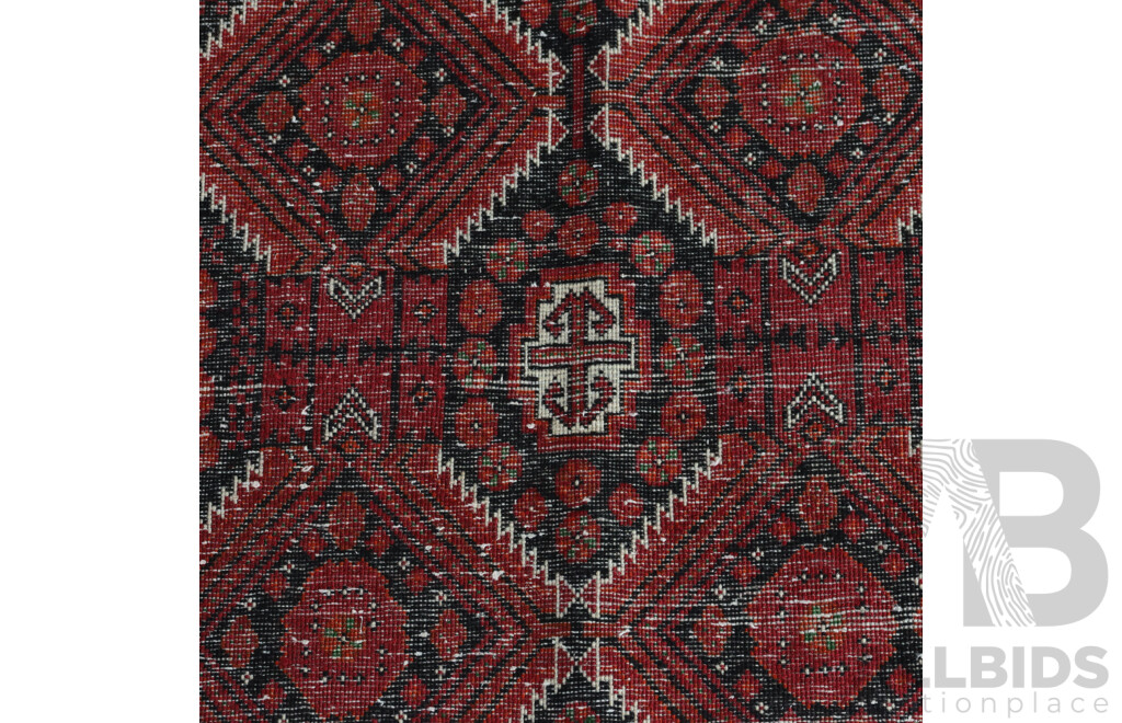 Hand Knotted Afghan Wool Rug