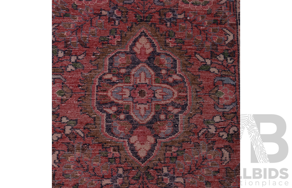 Hand Knotted Persian Lilihan Wool Rug