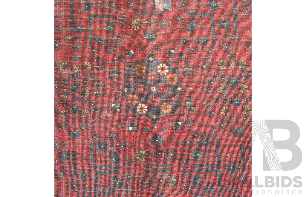 Hand Woven Afghan Wool Khal Mohammadi Rug