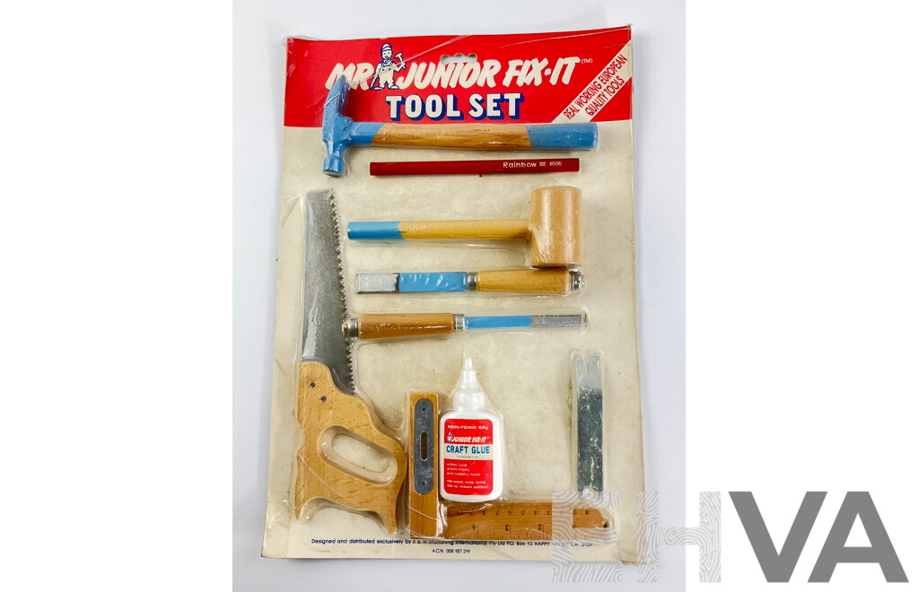 Mr Fix -It Junior Toy Tool Set in Original Sealed Packaging, Made in Australia