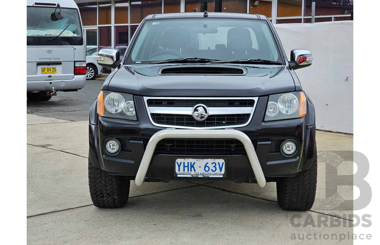 1/2011 Holden Colorado LT-R (4x4) RC MY11 Crew Cab P/Up Black 3.0L