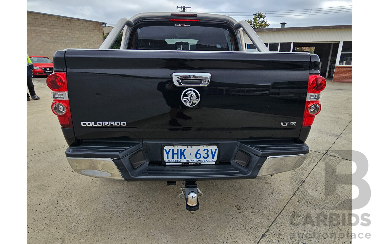 1/2011 Holden Colorado LT-R (4x4) RC MY11 Crew Cab P/Up Black 3.0L