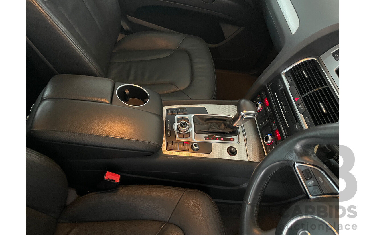 04/2012 Audi Q7 3.0 TDI QUATTRO AWD MY12 4D Wagon Black 3.0L