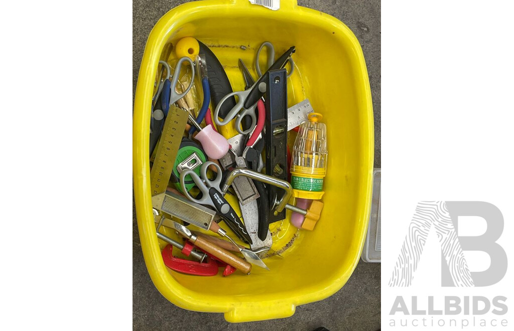 Assorted Hand Tools, Clamps and Other Items