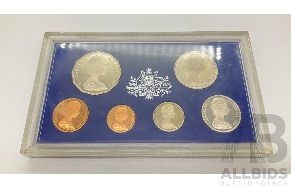 Australian 1980 Six Coin Proof Set