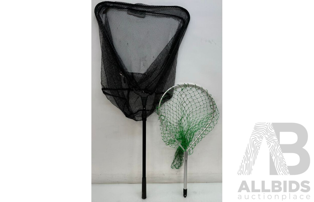 Fishing Nets, Fishing Reels, Tackle Box, Walking Sticks, and Power Tools