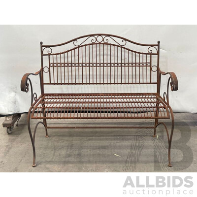 Rustic Garden Bench Seat