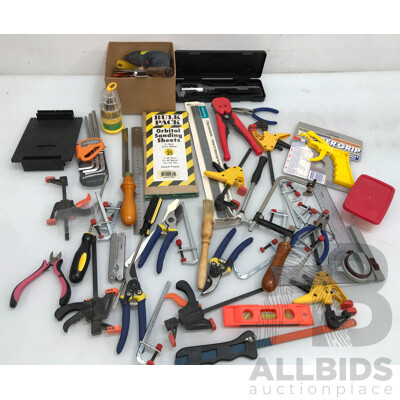 Bulk Lot of Assorted Hand Tools