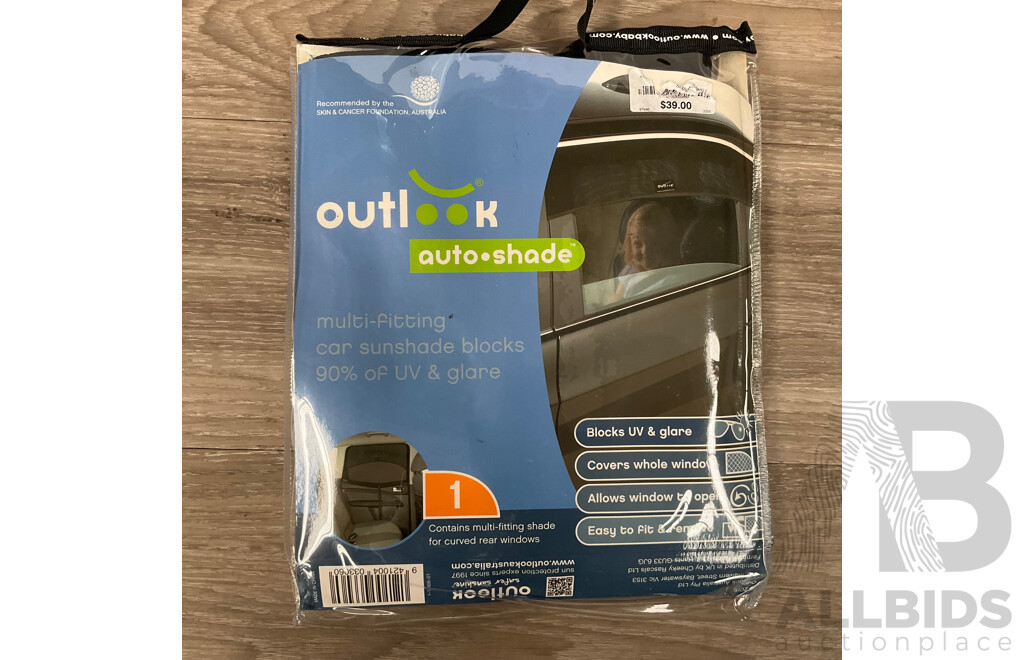 OUTLOOK 1 Pack Car Sunshade - Lot of 5