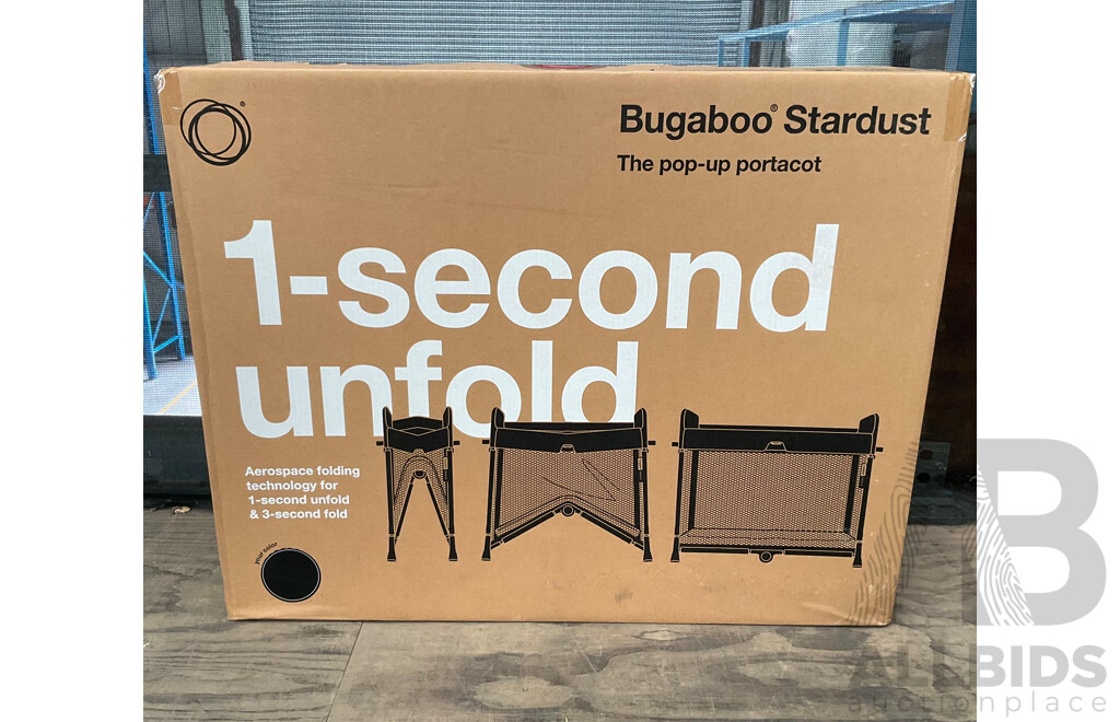 BUGABOO Stardust the Pop-Up Portacot - ORP $439.00
