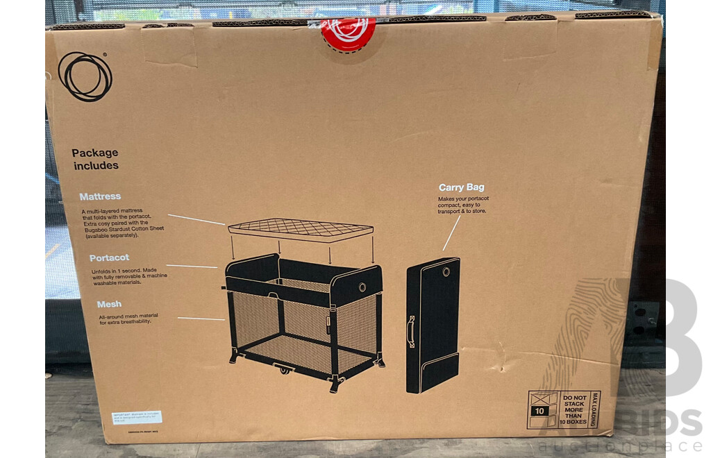 BUGABOO Stardust the Pop-Up Portacot - ORP $439.00