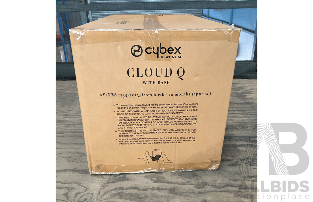 CYBEX Cloud Q with Base Baby Car Seat - ORP$769.00