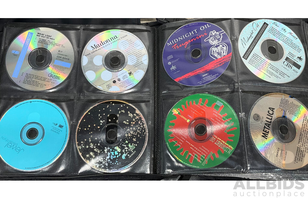 Assorted of CD/CD Booklet Including ACDC, KISS and More in CD Case