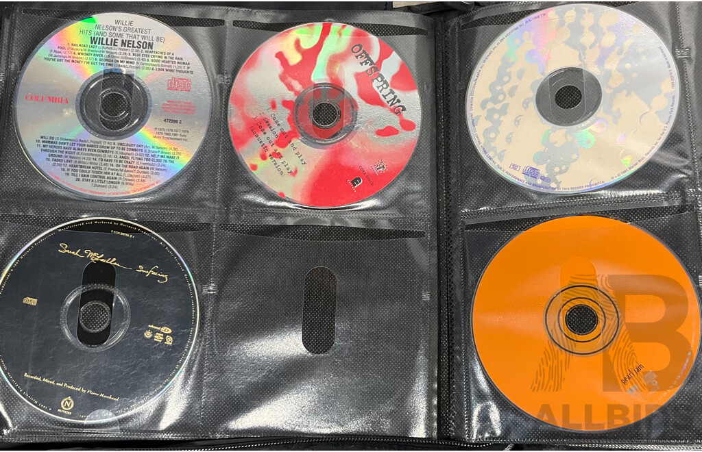 Assorted of CD/CD Booklet Including ACDC, KISS and More in CD Case